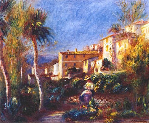 Maison de la Poste à Cagnes, 1906, Auguste Renoir