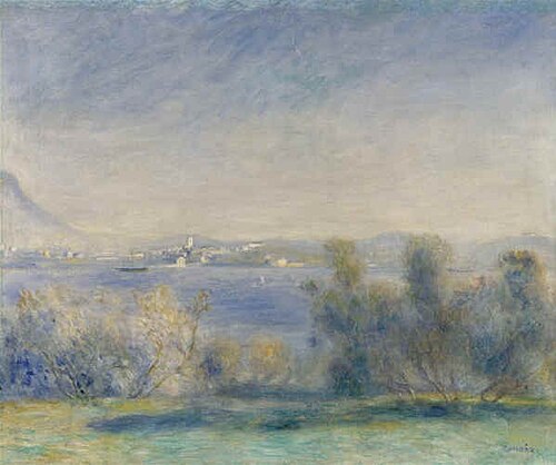Paysage méditerranéen, 1891, Auguste Renoir