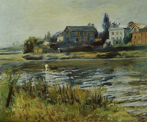 La Seine à Chatou, 1871, Auguste Renoir