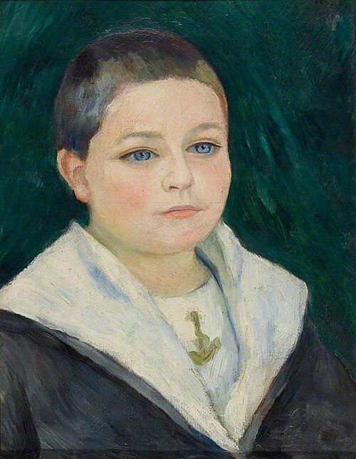Léon Goujon in Sailor-Suit, 1885, Auguste Renoir