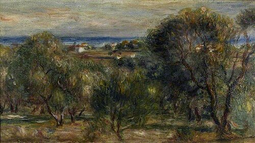 Olive Trees, Cagnes, 1913, Auguste Renoir