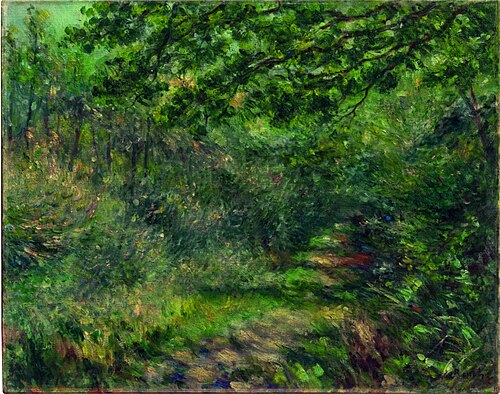 L'allée au bois, 1877, Pierre-Auguste Renoir