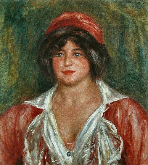 Portrait de Colonna Romano, 1912, Auguste Renoir