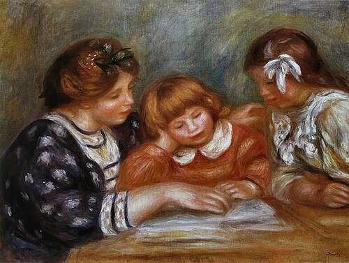 La Leçon, 1906, Pierre-Auguste Renoir