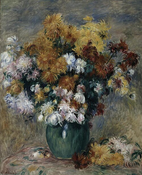 Bouquet de Chrysanthèmes, 1883, Auguste Renoir
