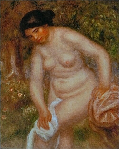 Bather Drying Herself, 1908, Pierre-Auguste Renoir