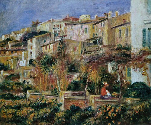 Terrasses à Cannes, 1905, Auguste Renoir