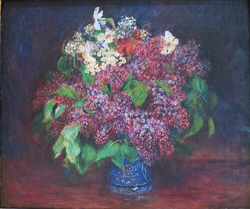 Bouquet de lilas, 1877, Auguste Renoir