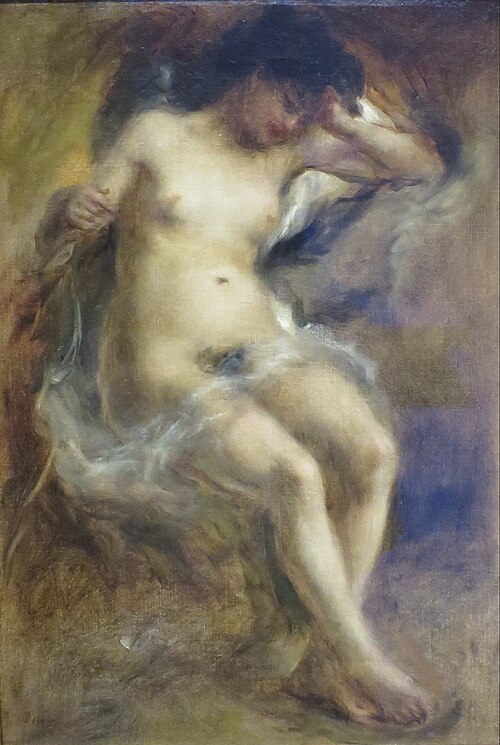 Nu assis, 1872, Auguste Renoir