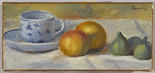 Still Life with Blue Cup, 1900, Pierre-Auguste Renoir
