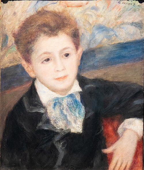 Portrait de Paul Meunier, Murer fils, 1877, Auguste Renoir