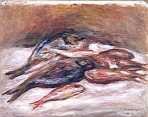 Nature morte aux poissons, 1916, Auguste Renoir