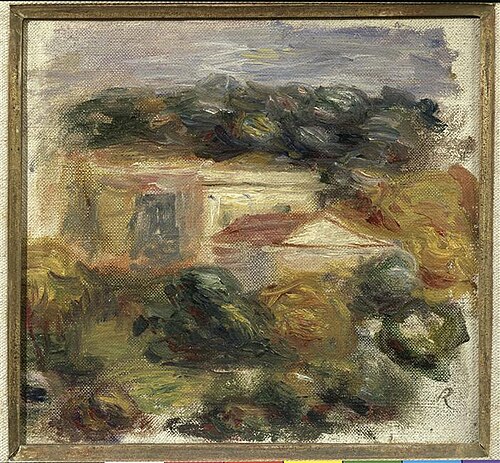 Paysage méditerranéen, Cagnes, 1908, Auguste Renoir