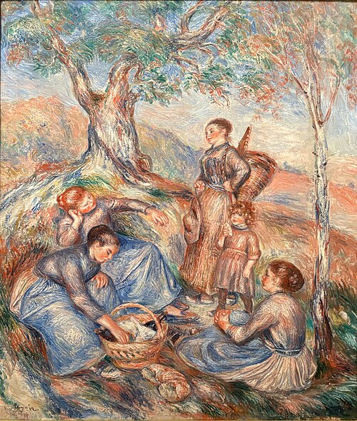 Le repas des vendangeurs, 1888, Auguste Renoir