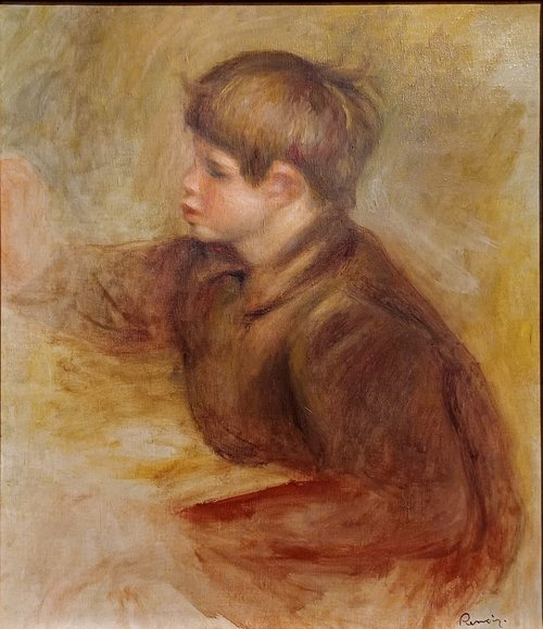 Claude Renoir peintre, 1910, Auguste Renoir