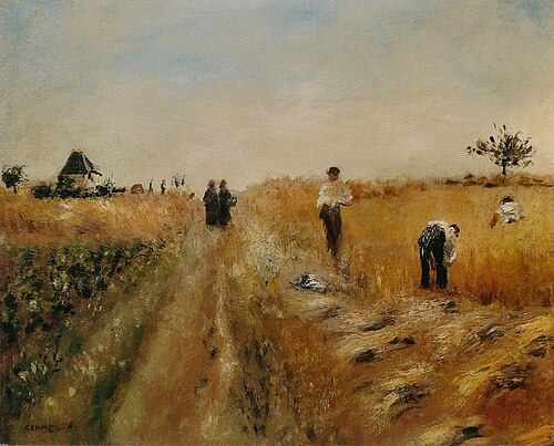 Harvesters, 1873, Pierre-Auguste Renoir