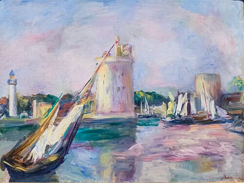 L'Entree du port de La Rochelle, 1896, Auguste Renoir