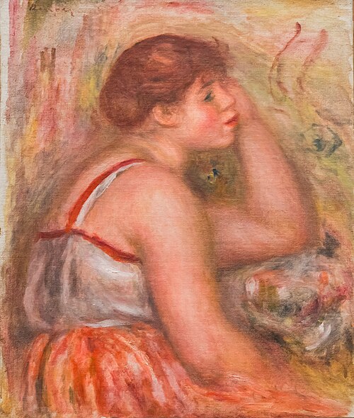 Femme assise de profil, 1915, Auguste Renoir