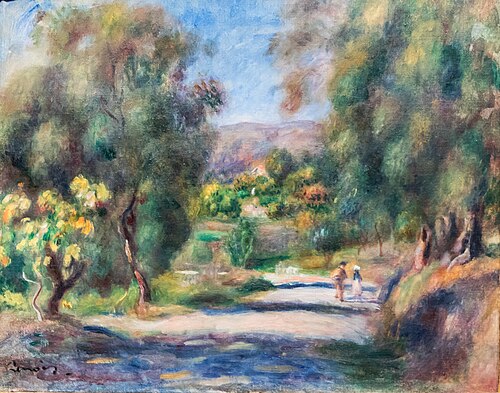 Paysage du Sud de la France, 1900, Auguste Renoir