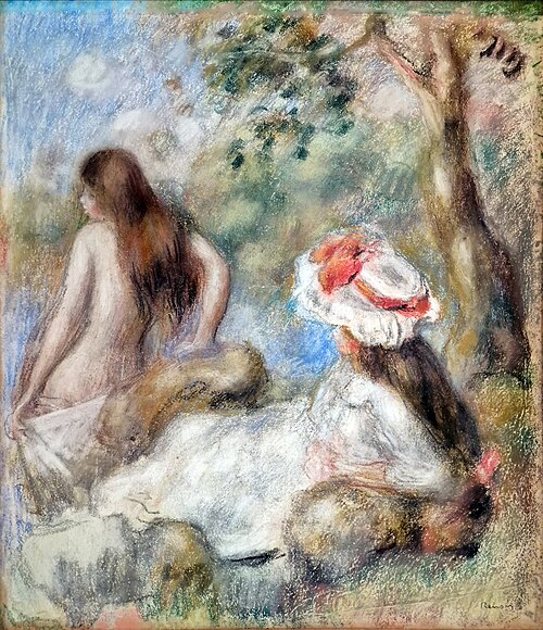 Les baigneuses, 1894, Auguste Renoir