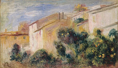 Vue du jardin de la villa, 1900, Pierre-Auguste Renoir