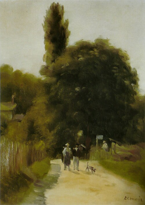 Landscape with Two Figures, 1865, Pierre-Auguste Renoir