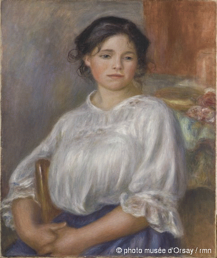 Seated Girl, 1909, Pierre-Auguste Renoir