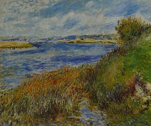 La Seine à Champrosay, 1876, Pierre-Auguste Renoir