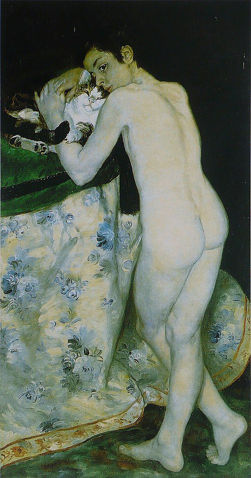 Le garçon au chat, 1868, Pierre-Auguste Renoir