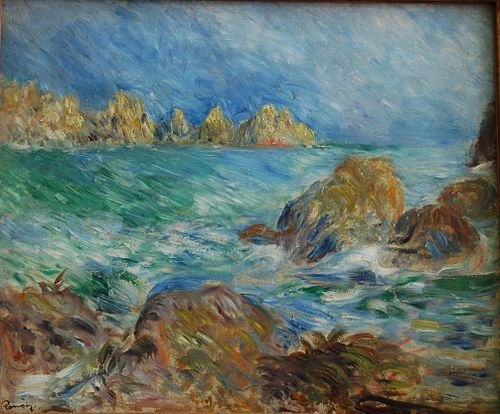 Marine, Guernsey, 1883, Pierre-Auguste Renoir