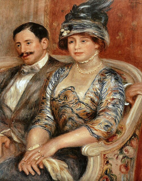 Monsieur et Madame Bernheim de Villers, 1910, Pierre-Auguste Renoir