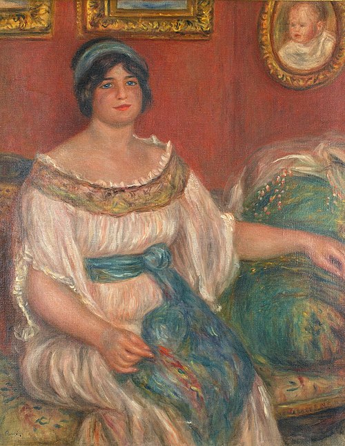 Portrait of Madame Colonna Romano, 1913, Pierre-Auguste Renoir