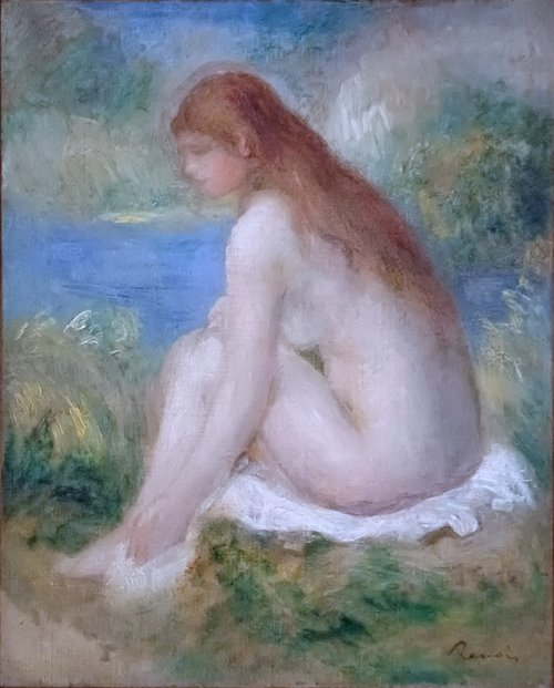 Nude Woman Sitting, 1900, Auguste Renoir