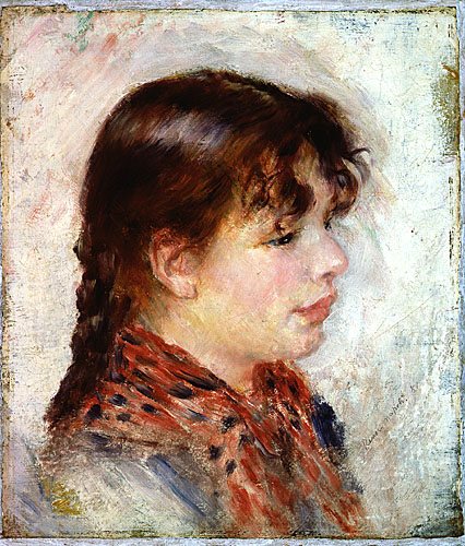 Tête de jeune fille napolitaine, 1881, Auguste Renoir