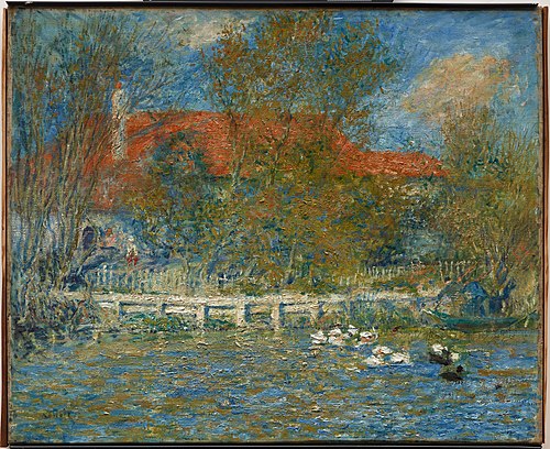 L'étang de canard, 1873, Auguste Renoir