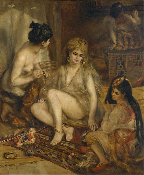 Parisiennes habillées en Algériennes, 1872, Auguste Renoir
