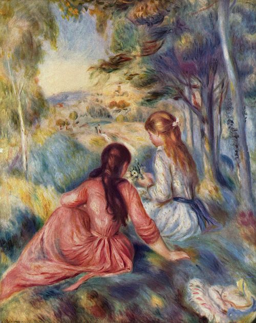 In the Meadow, 1850, Pierre-Auguste Renoir