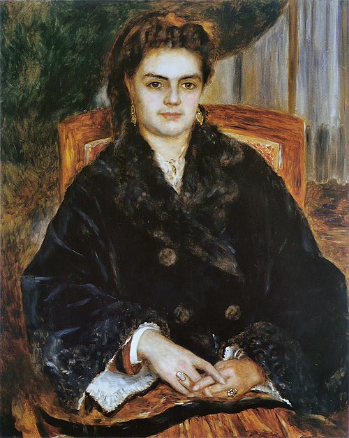 Madame Édouard Bernier (Marie-Octavie-Stéphanie Laurens, 1838–1920), 1871, Pierre-Auguste Renoir