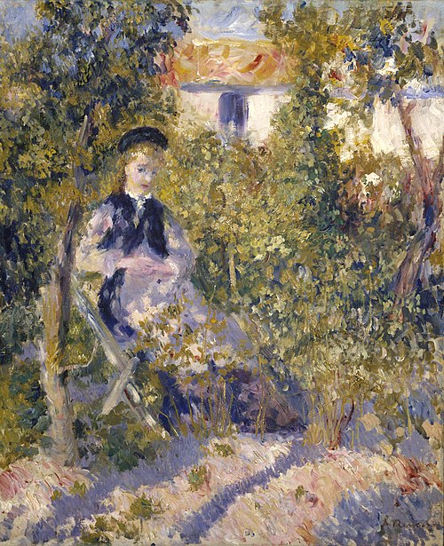 Nini in the Garden (Nini Lopez), 1876, Pierre-Auguste Renoir