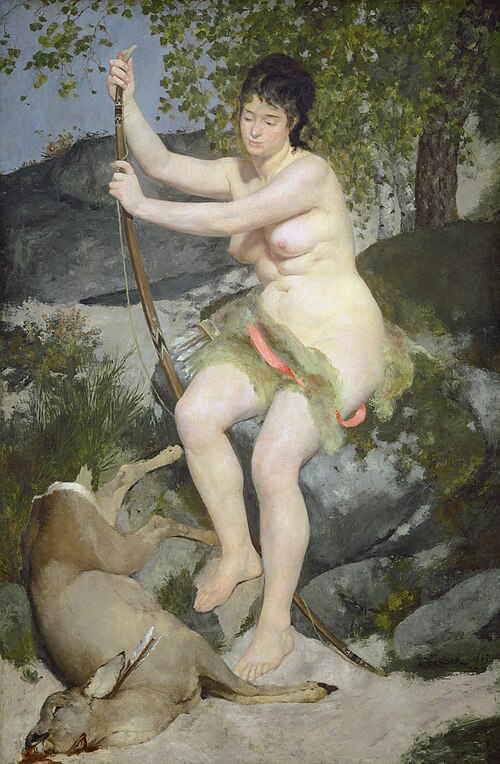 Diana, 1867, Pierre-Auguste Renoir