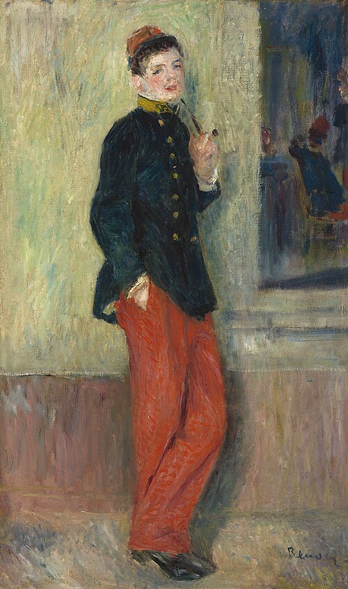 The Young Soldier, 1880, Pierre-Auguste Renoir