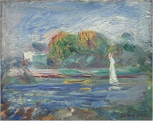 The Blue River, 1890, Pierre-Auguste Renoir