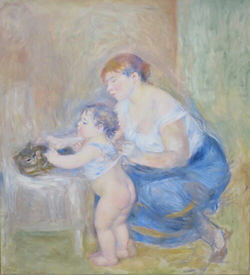Mother and Child, 1883, Auguste Renoir