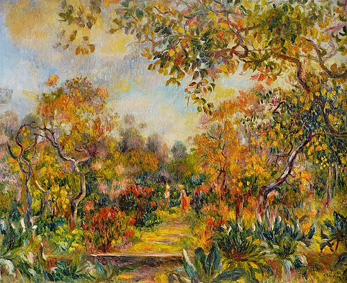 Paysage à Beaulieu, 1893, Auguste Renoir