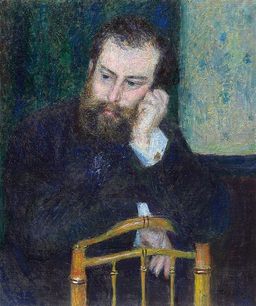 Alfred Sisley, 1876, Pierre-Auguste Renoir