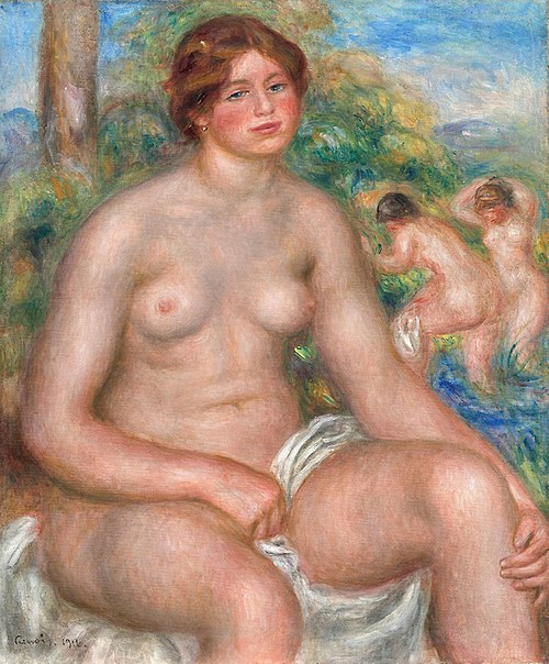 Seated Bather, 1914, Pierre-Auguste Renoir