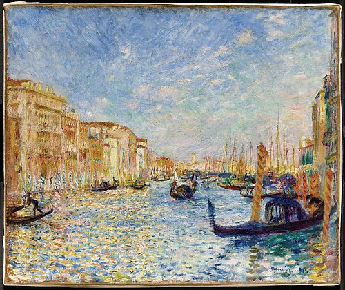 Grand Canal, Venice, 1881, Pierre-Auguste Renoir