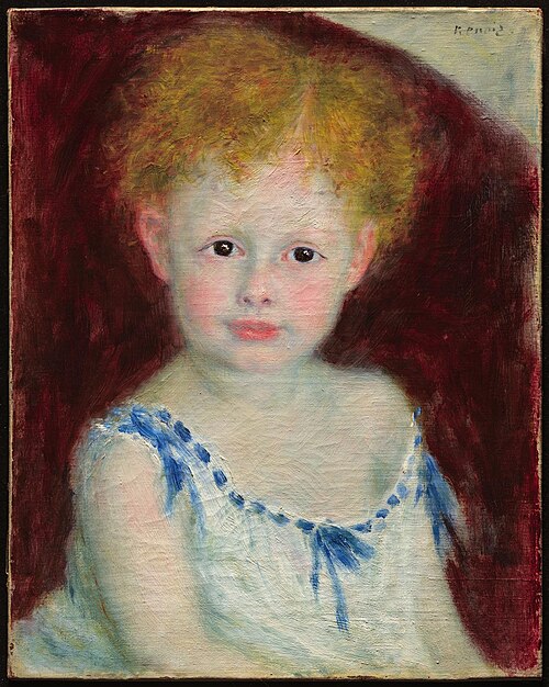 Jacques Bergeret as a Child, 1880, Pierre-Auguste Renoir