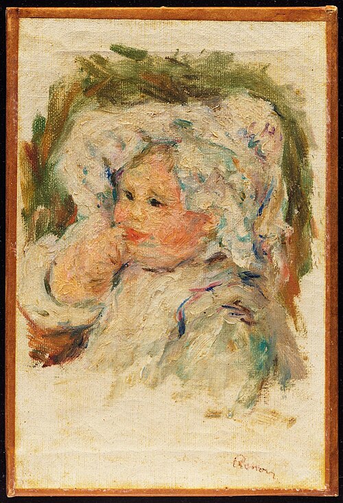Portrait of a Young Child, 1895, Pierre-Auguste Renoir