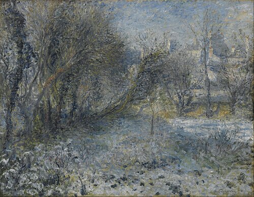 Paysage de neige, 1872, Auguste Renoir
